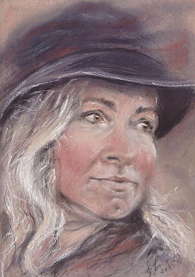 Елена #3Сухая пастель. 2025